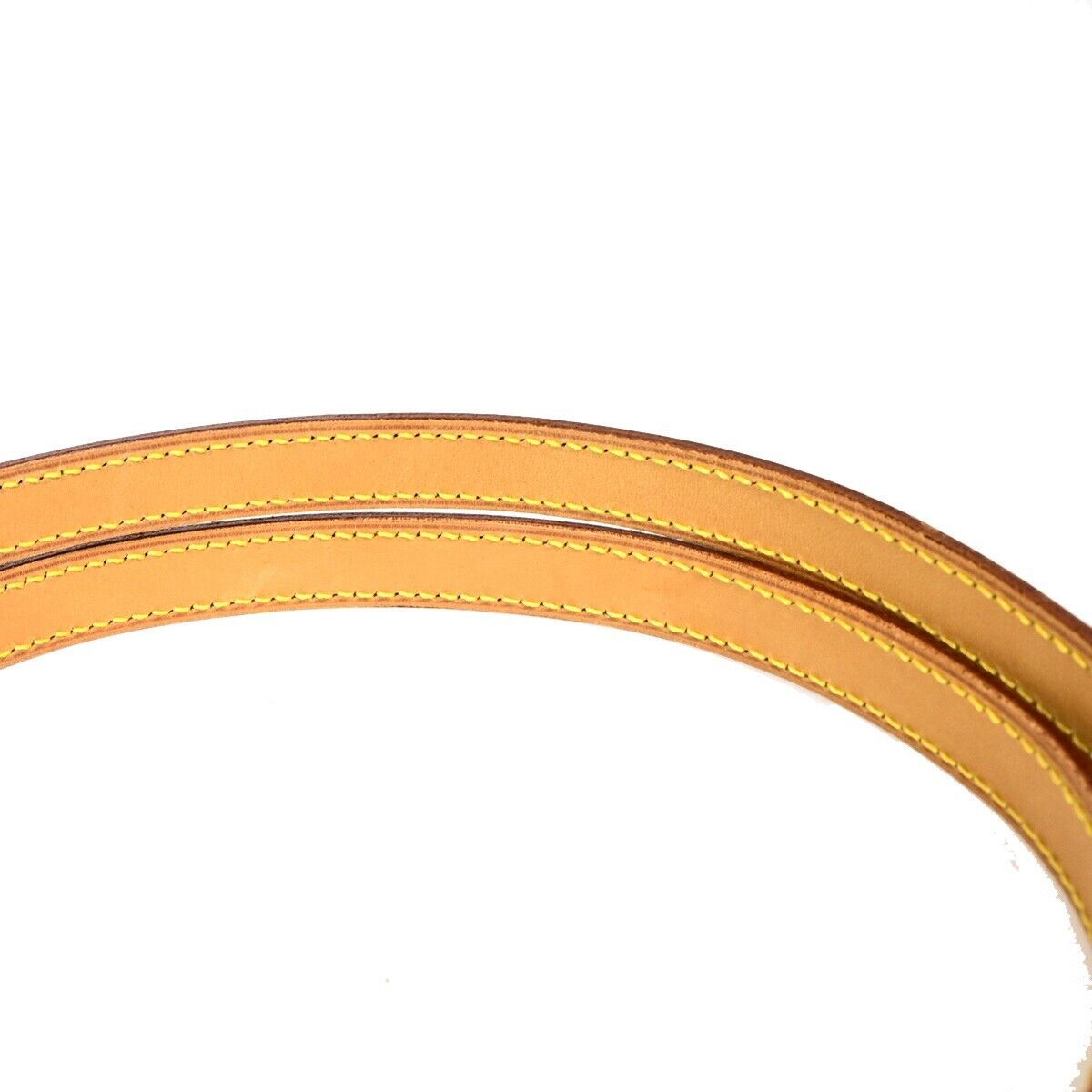 LOUIS VUITTON Shoulder Strap Leather Brown Gold France Bag Accessory 69YF126
