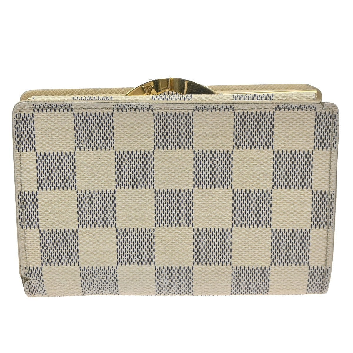 LOUIS VUITTON Portefeuille Viennois Wallet Damier Azur Leather N61676 01KD103