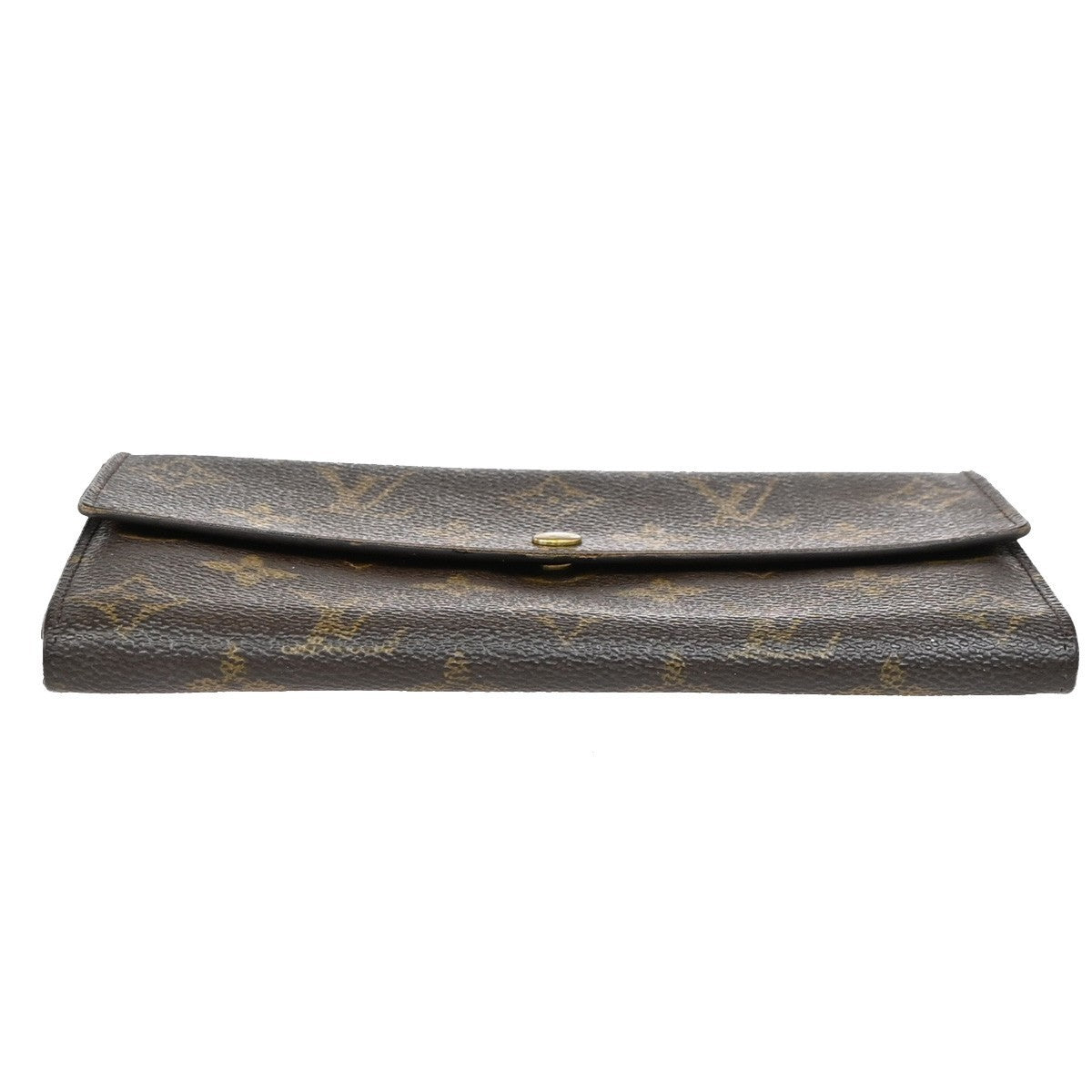 LOUIS VUITTON Porte Monnaie Credit Long Wallet Monogram Leather M61725 04KP145
