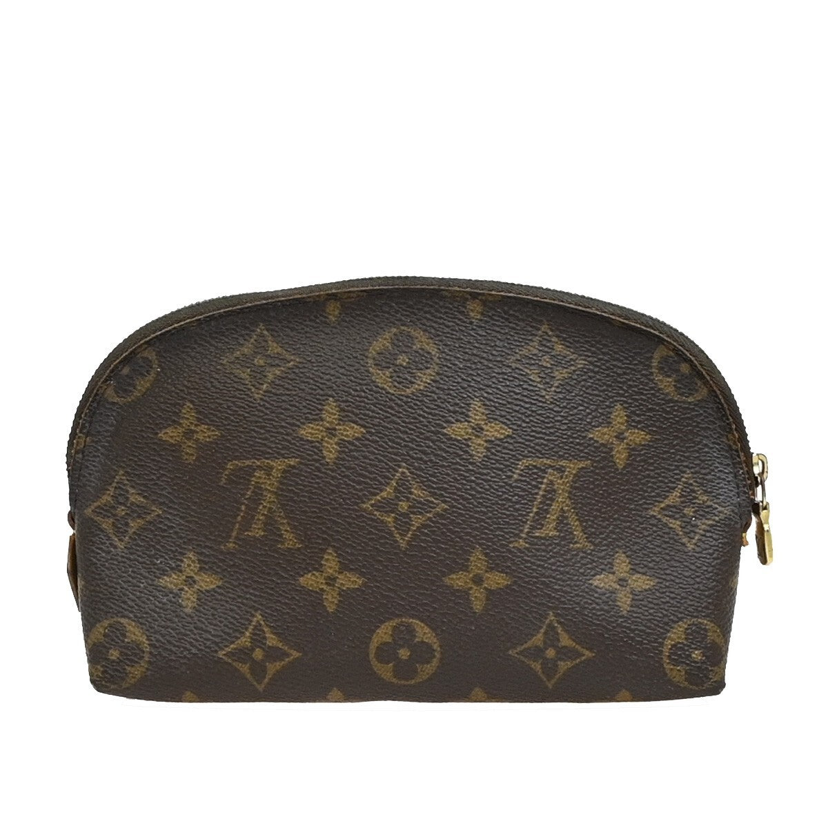 LOUIS VUITTON Pochette Cosmetic Pouch Bag Monogram Leather BN M47515 02EE140