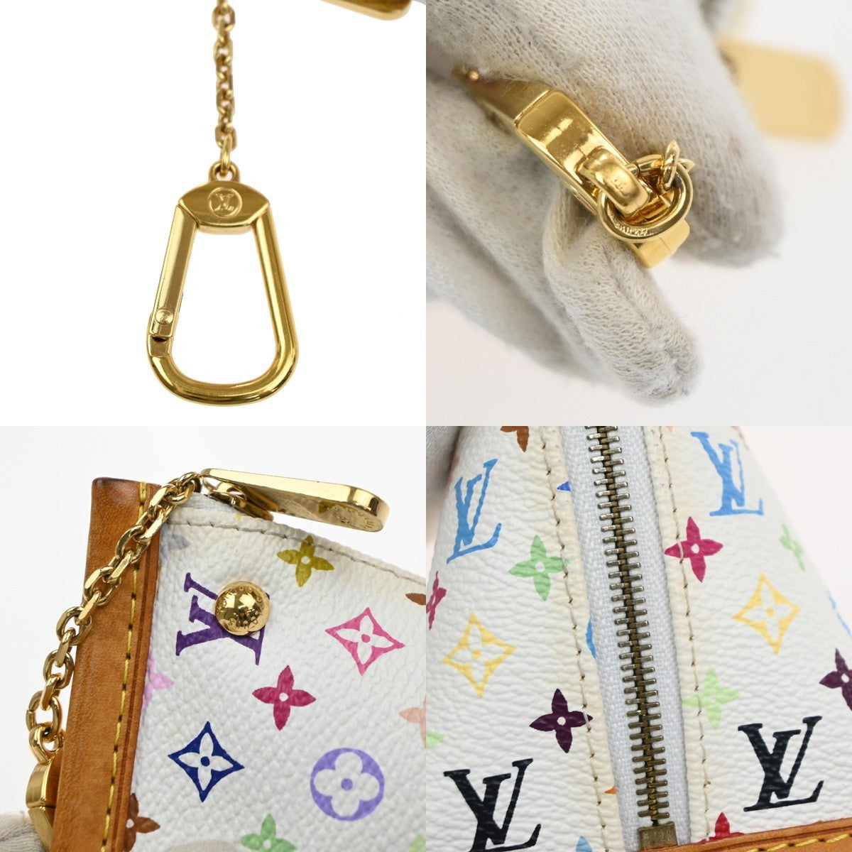 LOUIS VUITTON Berlingo Coin Case Monogram Multi Leather WE France M58028 87KD034