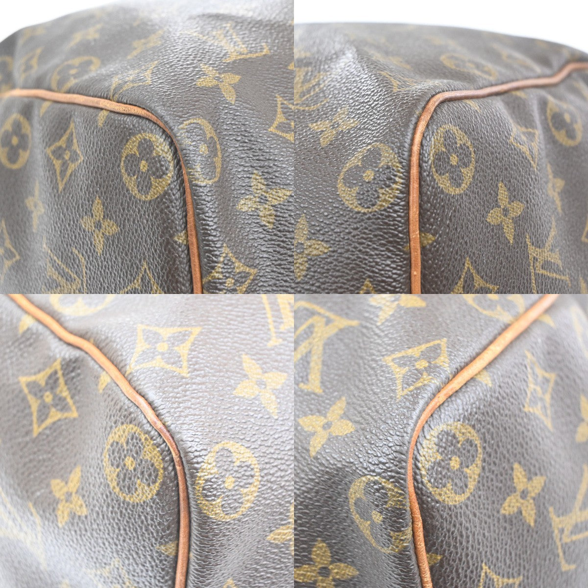 LOUIS VUITTON Speedy 40 Travel Hand Bag Monogram Leather Brown M41522 76KC817