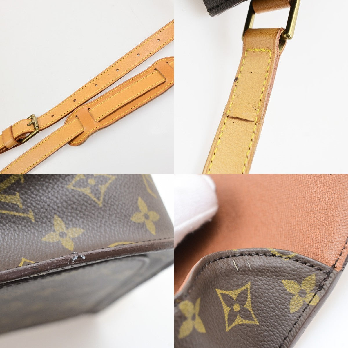 LOUIS VUITTON Saint Cloud GM Shoulder Bag Monogram Leather BN USA M51242 34YJ233