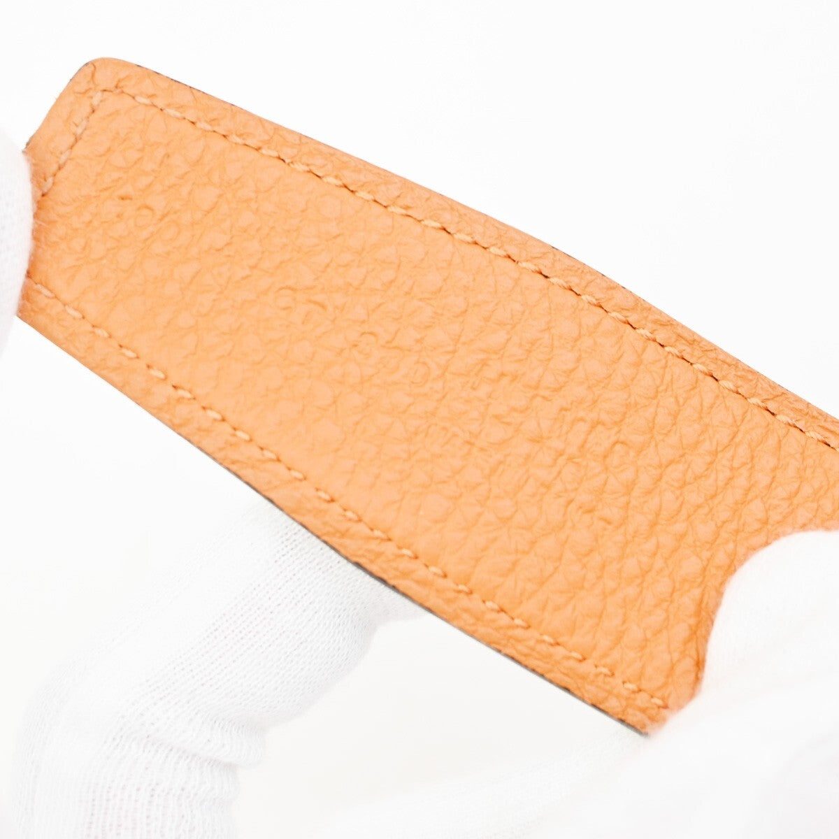 HERMES Constance Reversible Buckle Belt Size 100 Leather Brown Orange 89RF273
