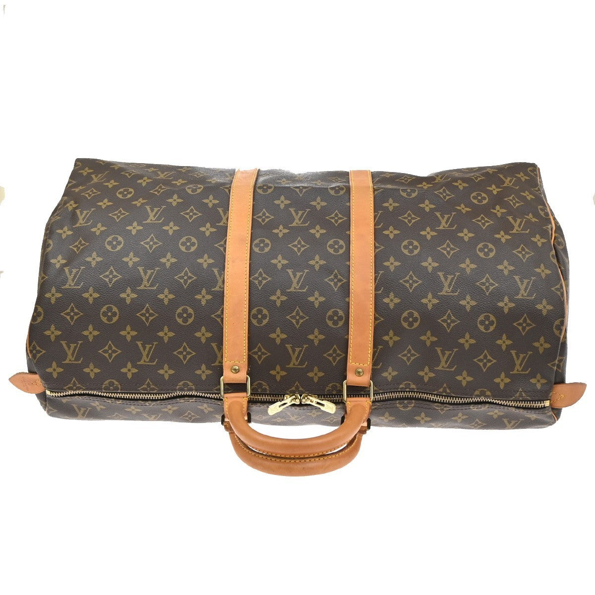 LOUIS VUITTON Keepall Bandouliere 55 2Way Hand Bag Monogram Brown M41414 96SA124