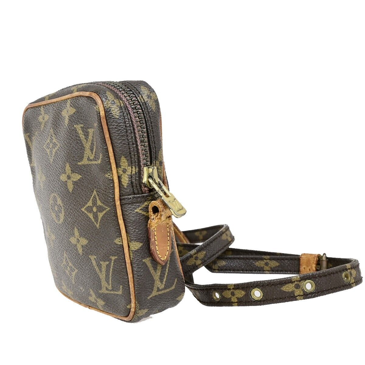 LOUIS VUITTON Mini Danube Shoulder Bag Monogram Leather BN France M45268 63FB171