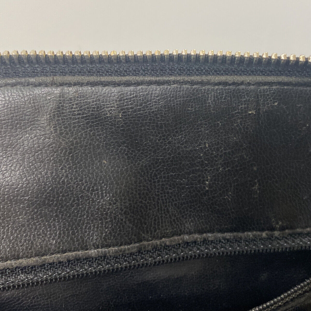 CHANEL CC Logo Matelasse Chain Shoulder Bag Leather Black GHW Vintage 10RK661