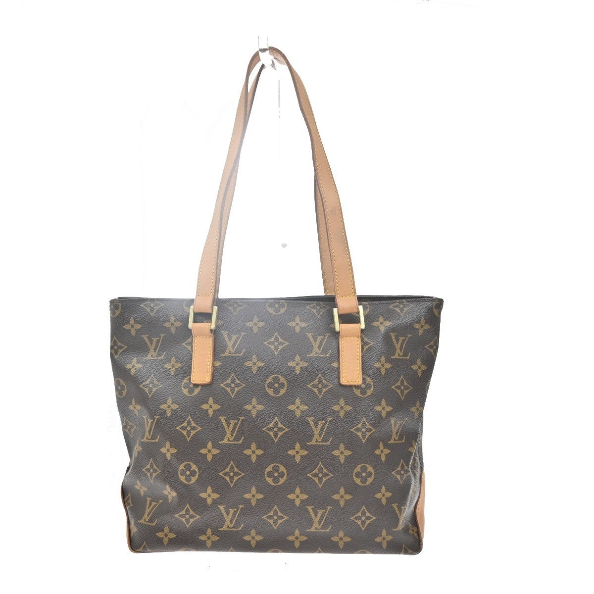 LOUIS VUITTON Cabas Piano Shoulder Bag Monogram Leather Brown M51148 70EF801