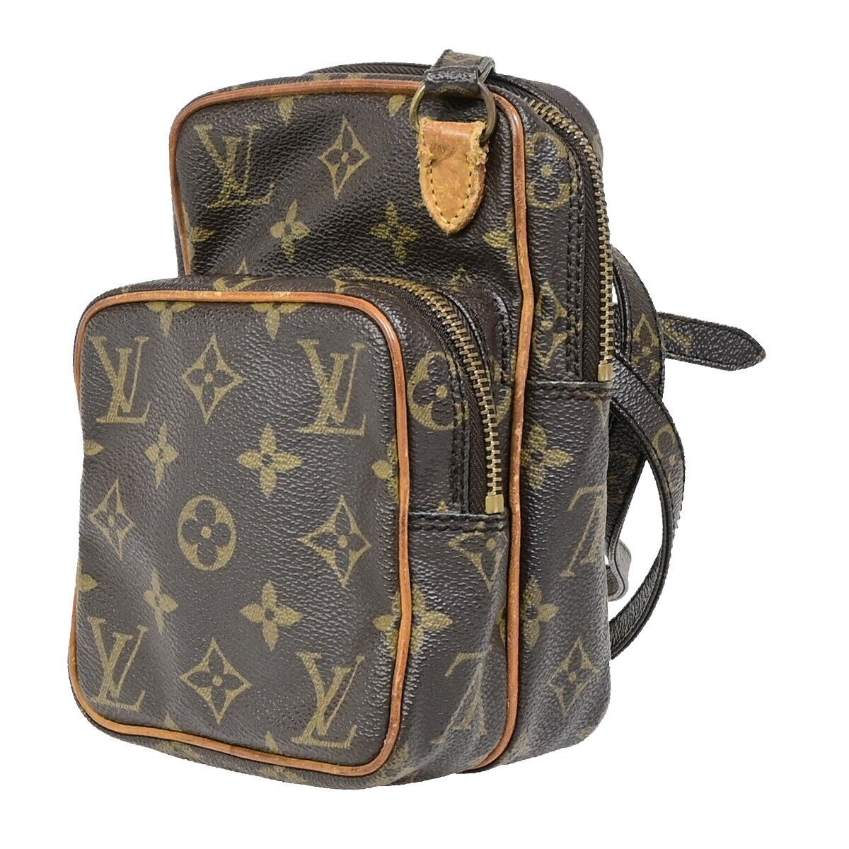 LOUIS VUITTON Mini Amazon Shoulder Bag Monogram Leather Brown M45238 69EB549