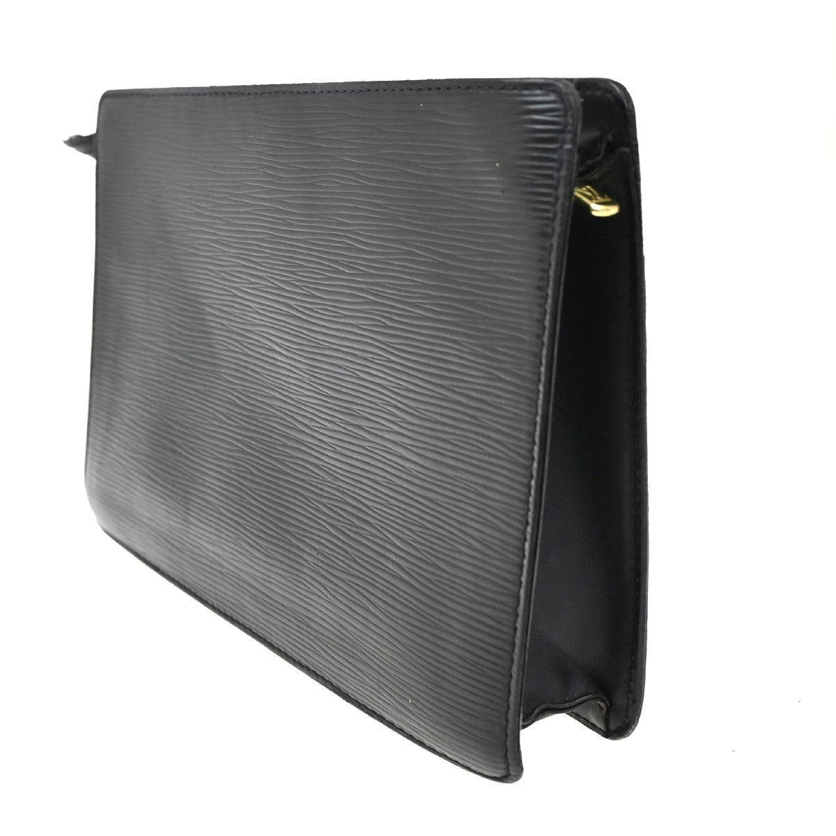 LOUIS VUITTON LV Pochette Homme Clutch Hand Bag Epi Leather Black M52522 02KC139