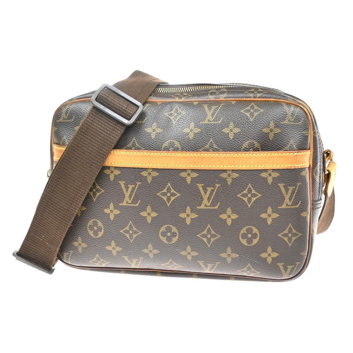 LOUIS VUITTON Reporter Crossbody Shoulder Bag Monogram Leather BN M45254 83MA567
