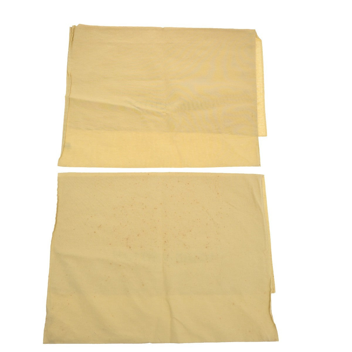 LOUIS VUITTON Logo 10 Set Dust Bag Drawstring Canvas Cotton Beige Brown 09KC415