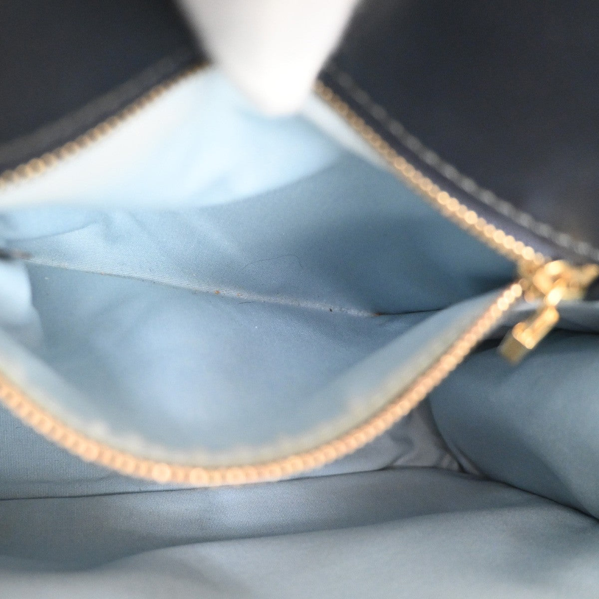 LOUIS VUITTON Sac Catherine Shoulder Bag Monogram Mini Blue M92325 11TA700