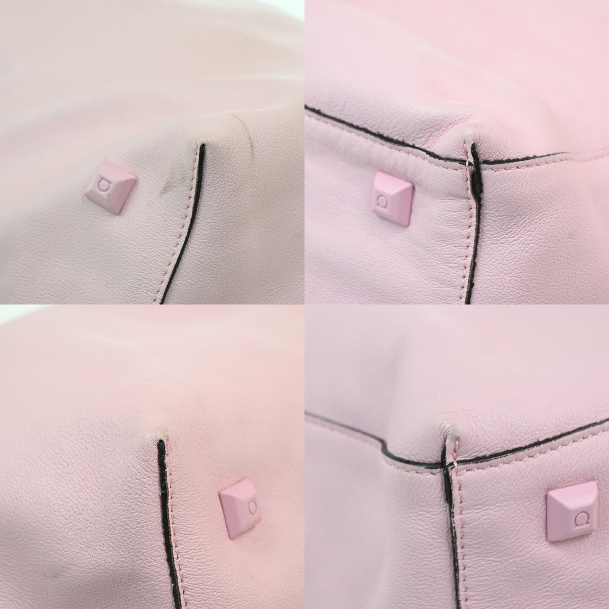 SALVATORE FERRAGAMO Studio 2Way Top Handle Bag Leather Pink SHW 88TA660