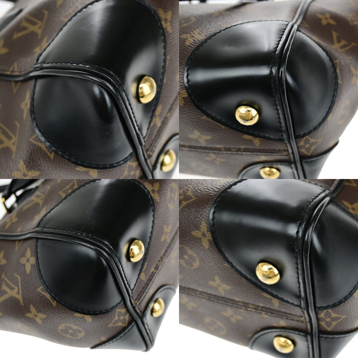 LOUIS VUITTON Phoenix PM 2Way Hand Bag Monogram Leather Brown BK M41538 601YG804