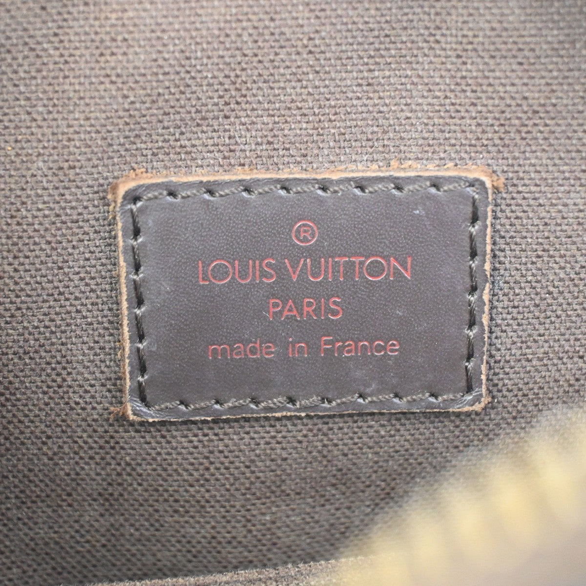 LOUIS VUITTON Olav PM Shoulder Bag Damier Ebene Leather BN France N41442 34KC799