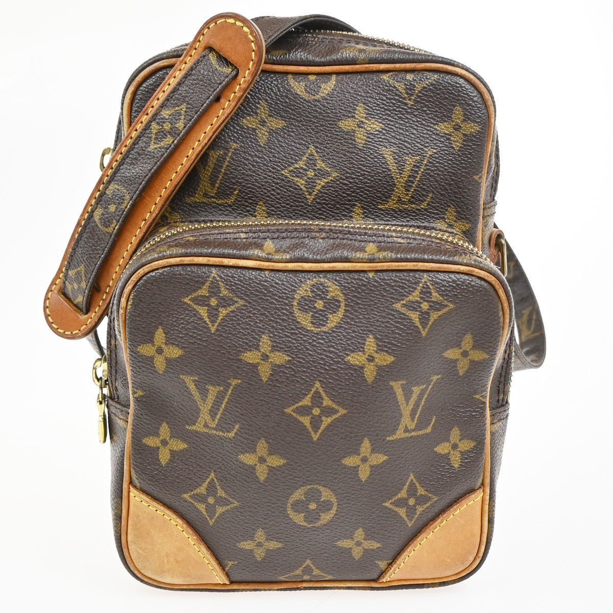 LOUIS VUITTON Amazon Crossbody Shoulder Bag Monogram Leather BN M45236 84TA642