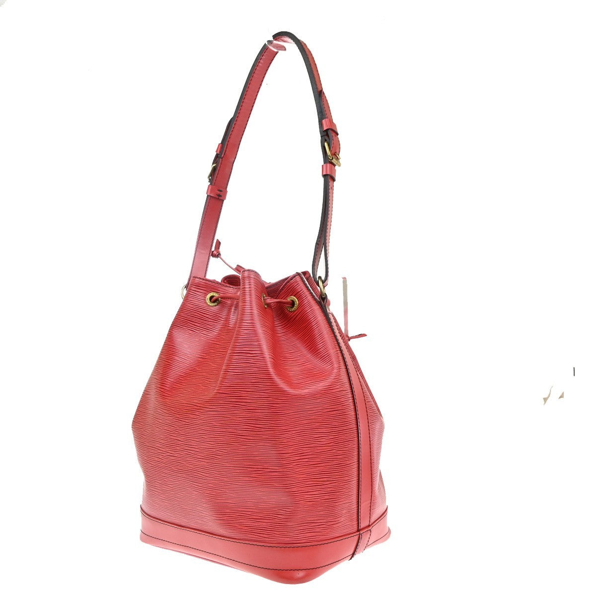 LOUIS VUITTON Noe Drawstring Shoulder Bag Epi Leather Red France M44007 32KD029