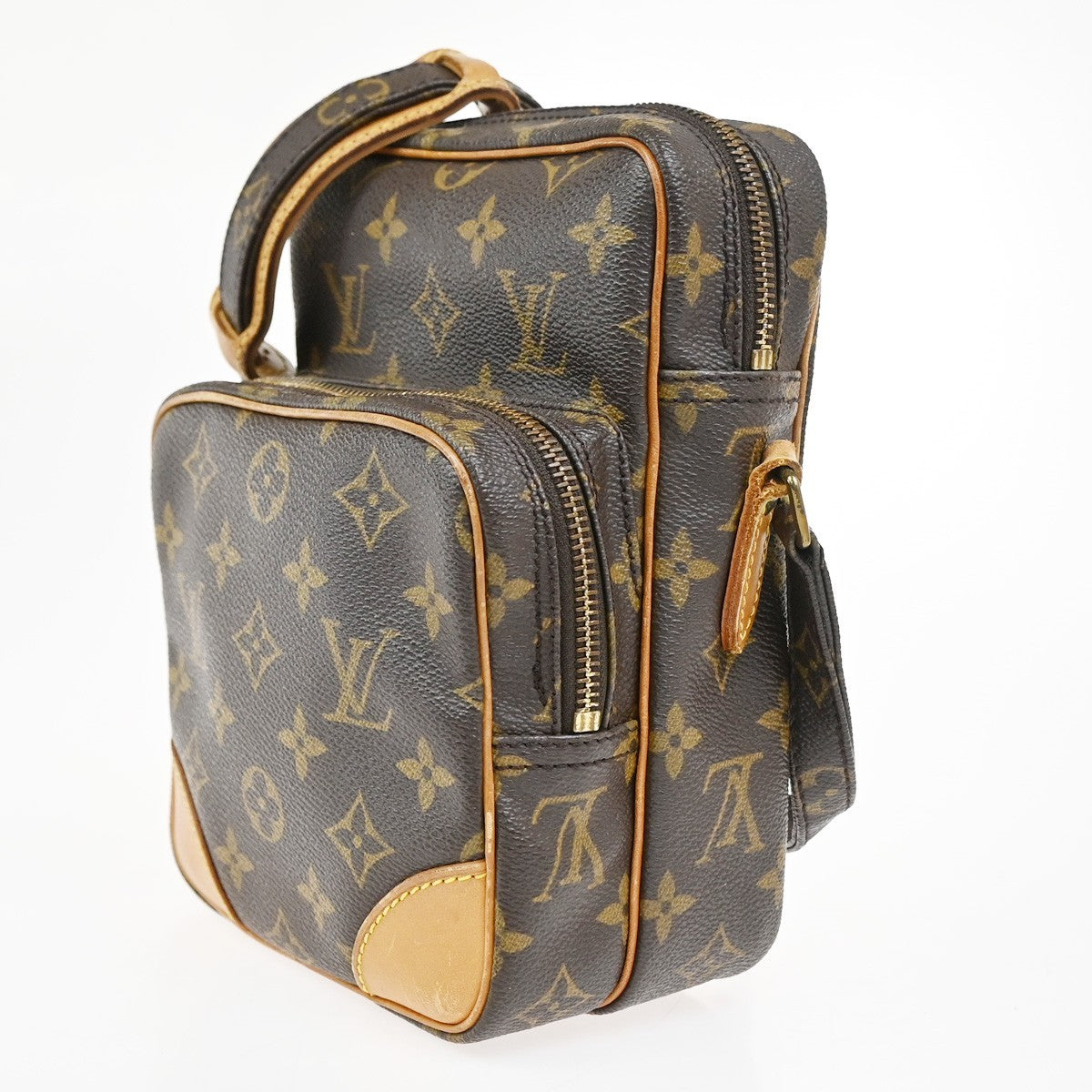 LOUIS VUITTON Amazon Crossbody Shoulder Bag Monogram Leather BN M45236 84TA648