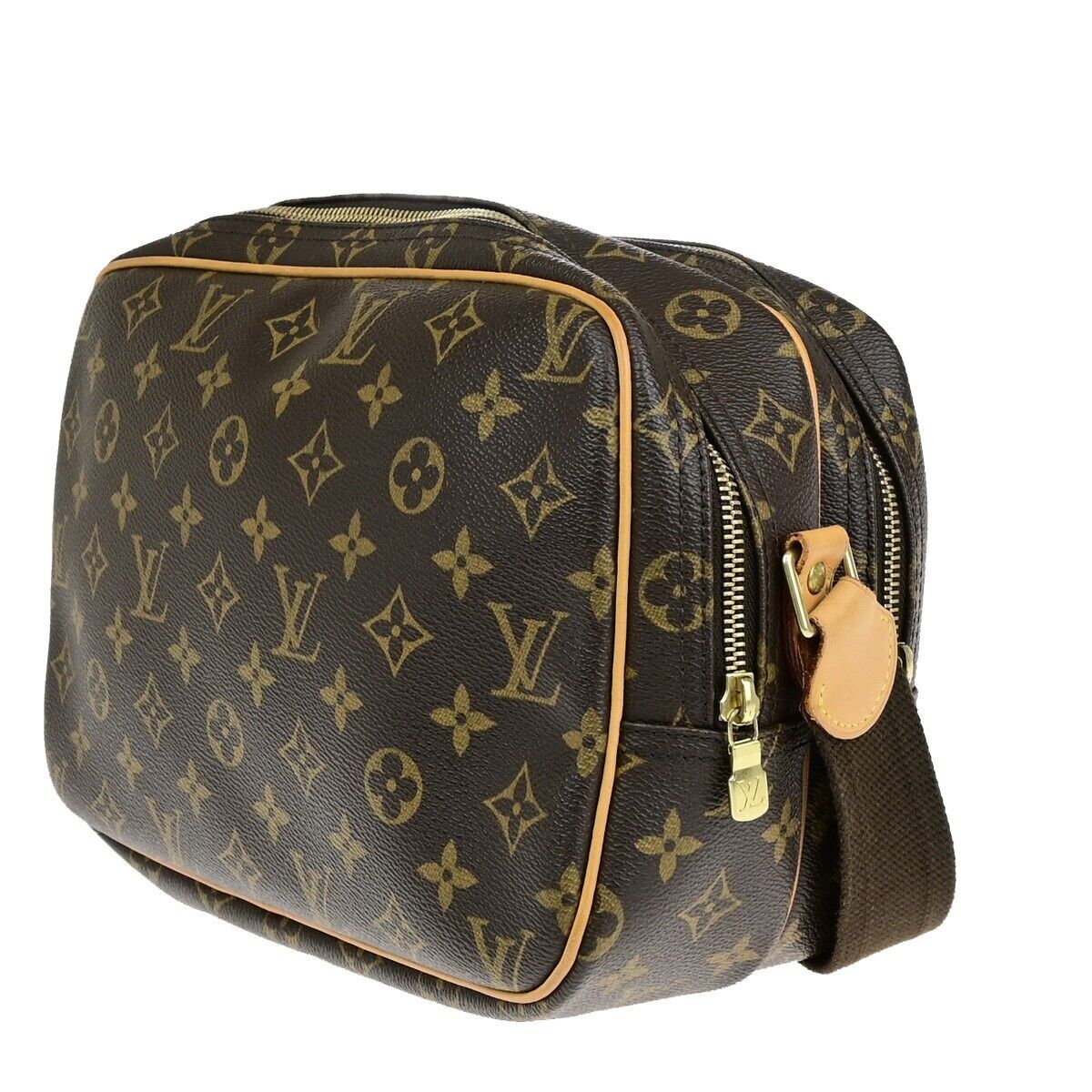 LOUIS VUITTON Reporter PM Crossbody Shoulder Bag Monogram Leather M45254 95EB829