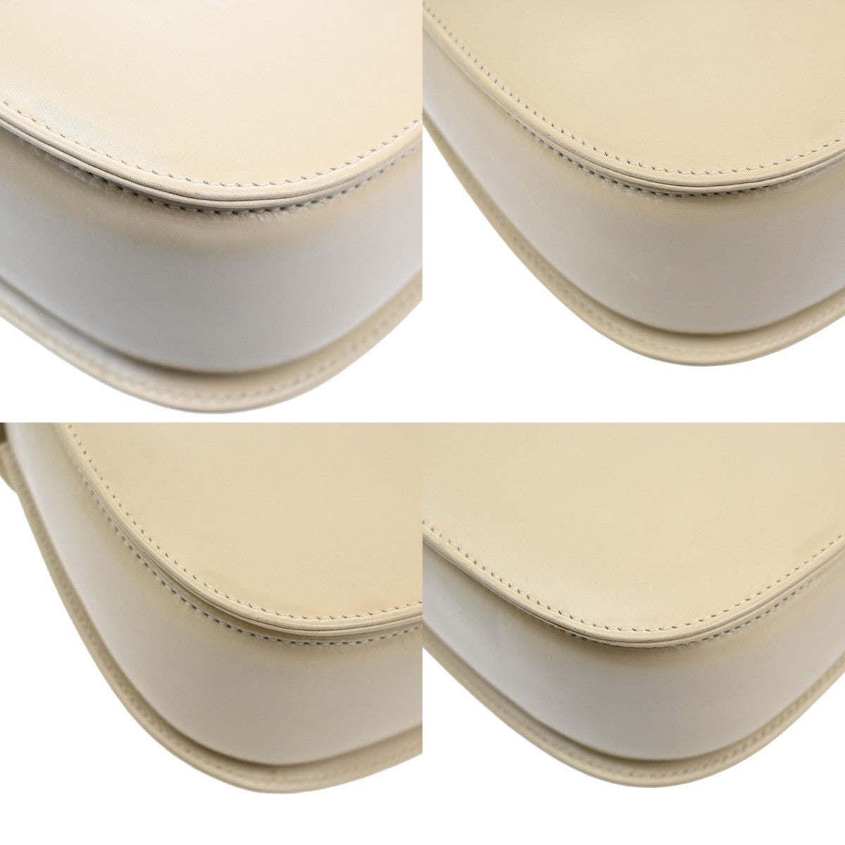 GUCCI Bamboo handle 2way Shoulder Hand Bag  Leather Beige GHW Italy 43MA010