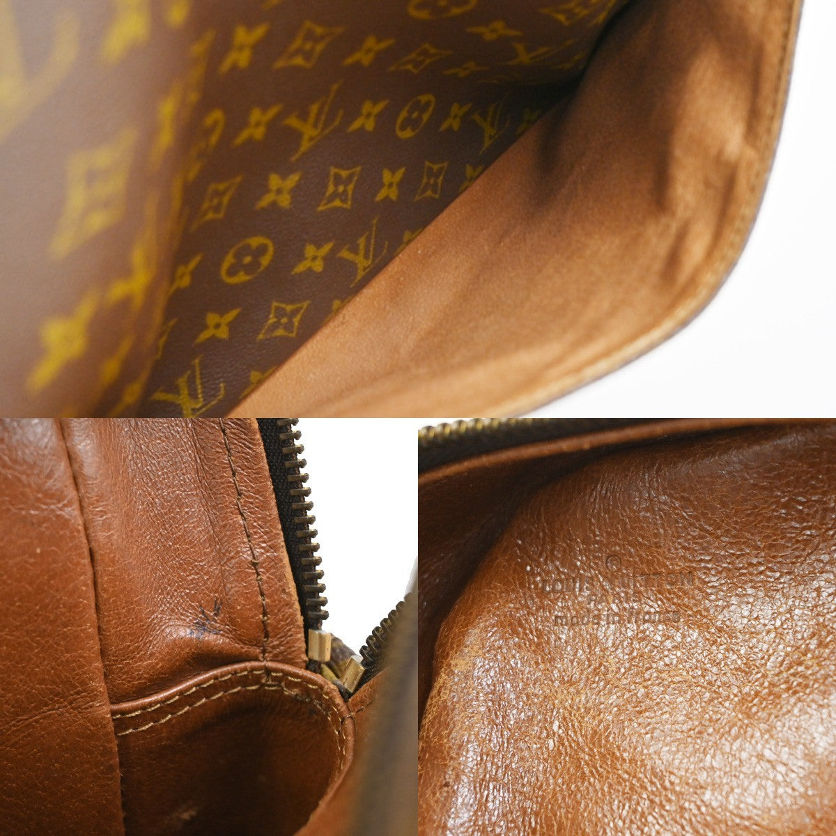 LOUIS VUITTON Marceau Shoulder Bag Monogram Leather Brown France M40264 67YJ075