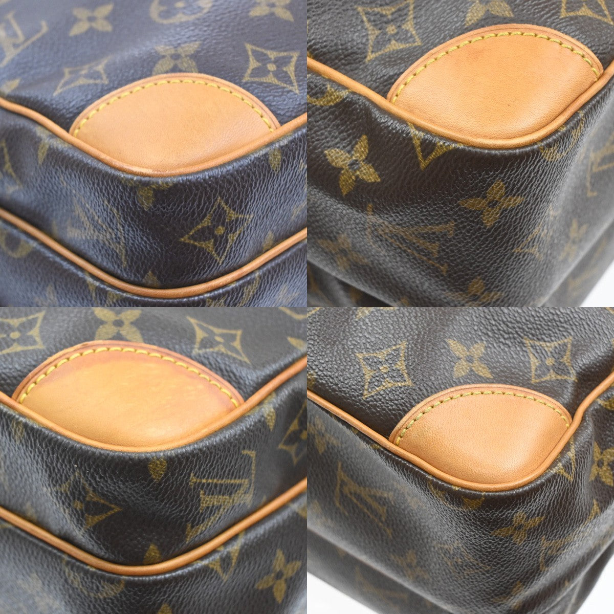 LOUIS VUITTON Nile Crossbody Shoulder Bag Monogram Leather Brown M45244 85SA134