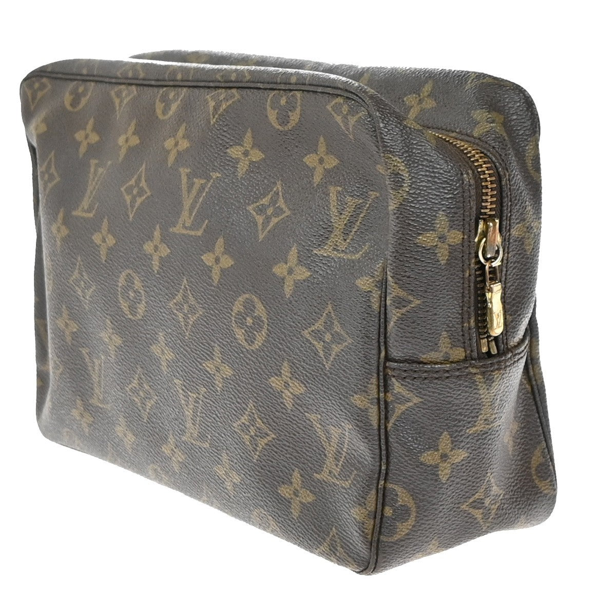 LOUIS VUITTON Trousse Toilette 28 Clutch Hand Bag Monogram Brown M47522 67EG335