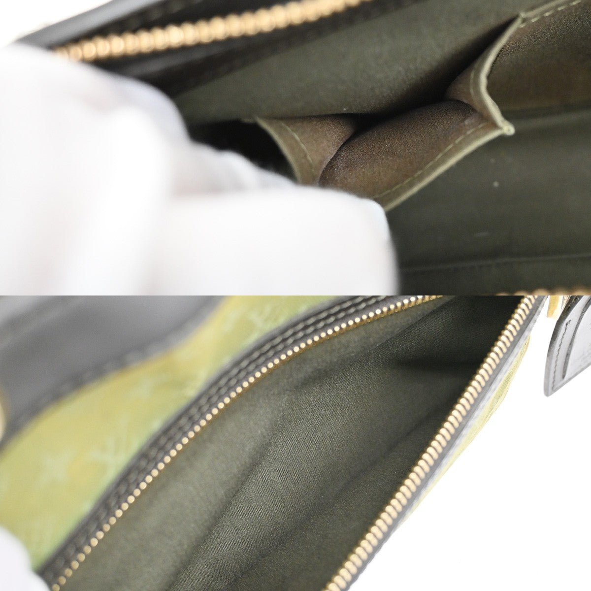 LOUIS VUITTON Lucille PM Shoulder Bag Monogram Mini Canvas Khaki M92682 62YH225