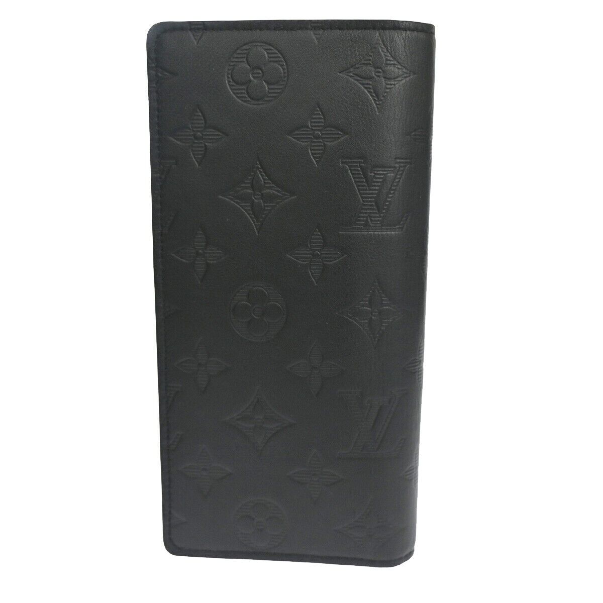 LOUIS VUITTON Brazza Long Bifold Wallet Monogram Shadow Black M62900 76RH587