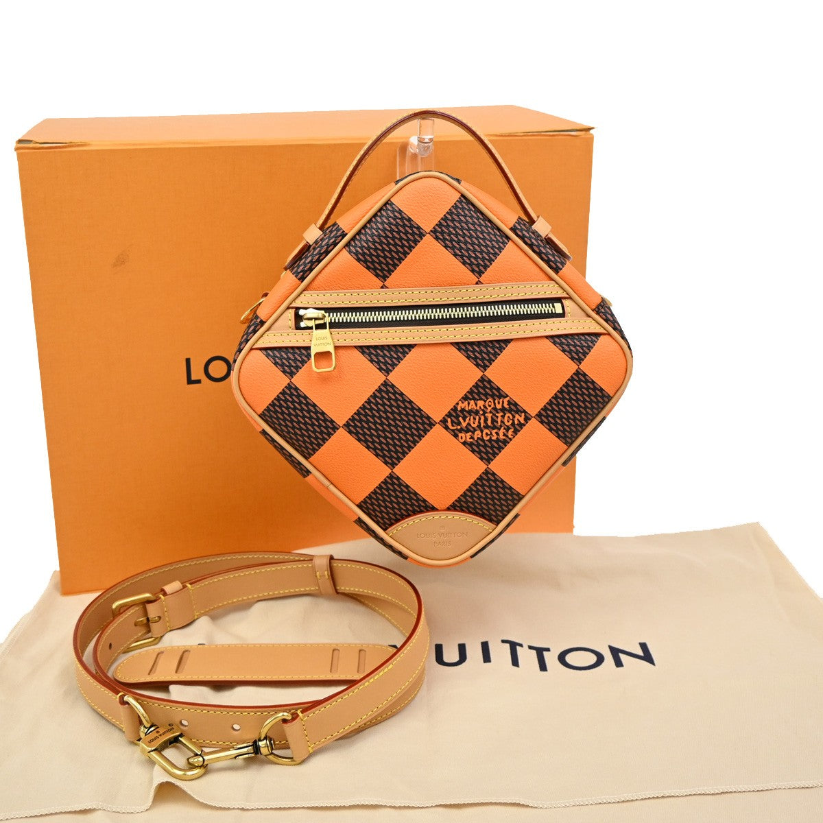 LOUIS VUITTON Chess Messenger 2Way Shoulder Bag Damier Pop OG N40547 328LC569