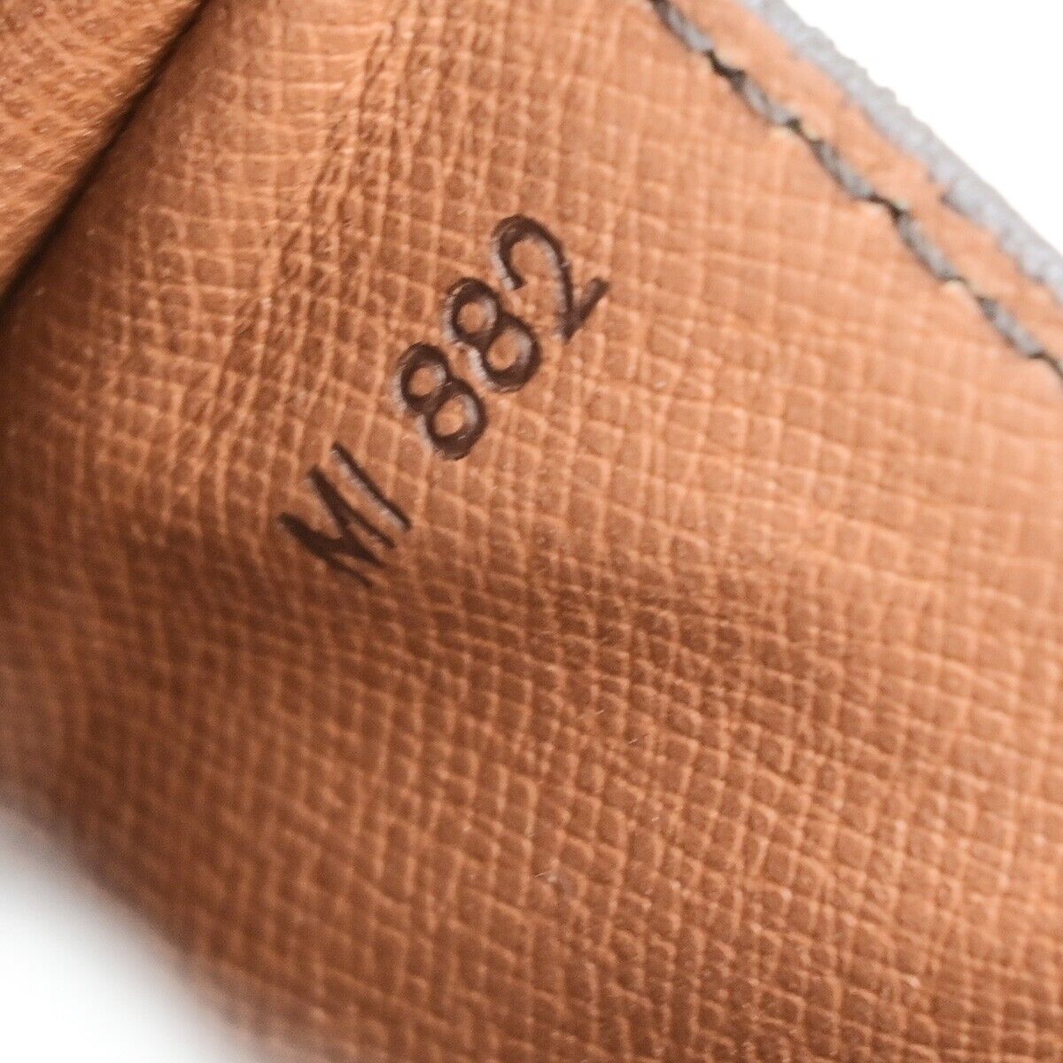 LOUIS VUITTON Saint Cloud MM Shoulder Bag Monogram Leather Brown M51243 35ED021