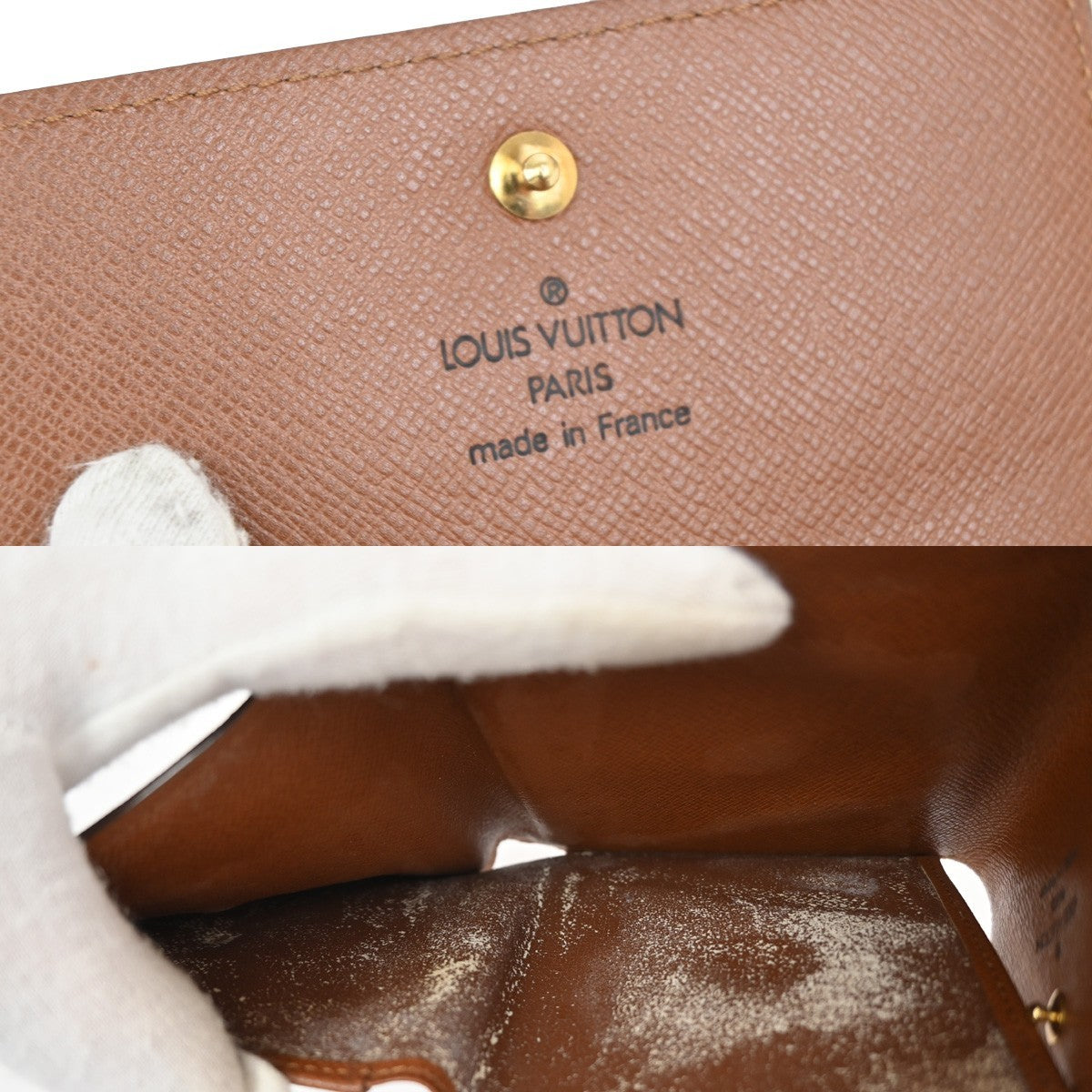 LOUIS VUITTON Porte Monnaie Billet Carte Credit Wallet Monogram M61652 09KB724