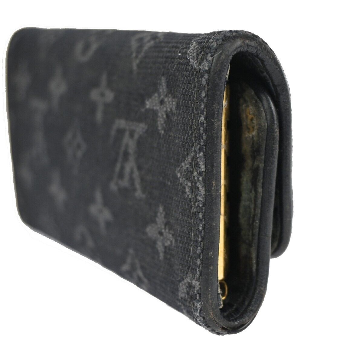 LOUIS VUITTON LV Multicle Key Case Monogram Mini Leather TST Blue M92430 07HB871