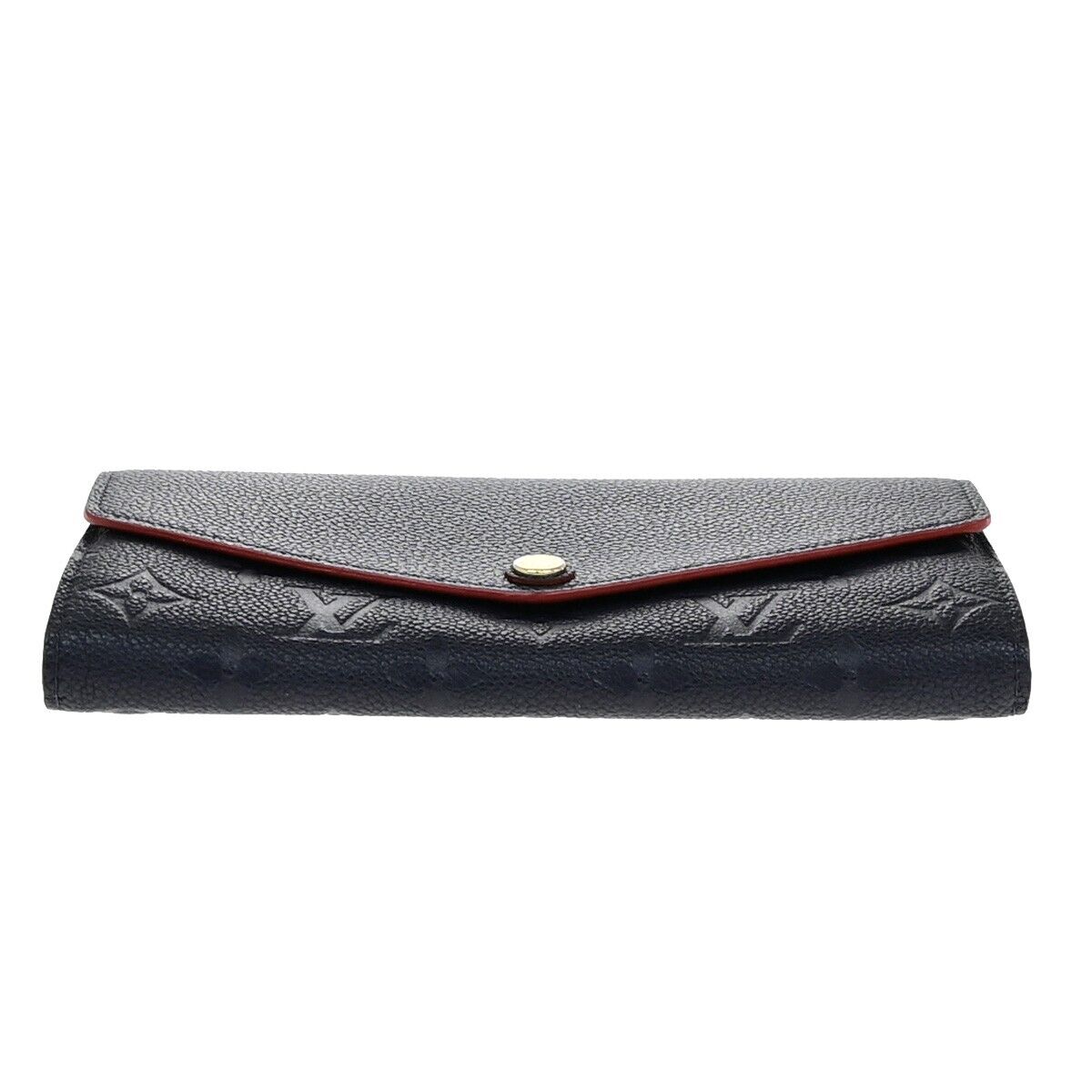 LOUIS VUITTON Portefeuille Sarah Wallet Monogram Empreinte Blue M62125 35EE082