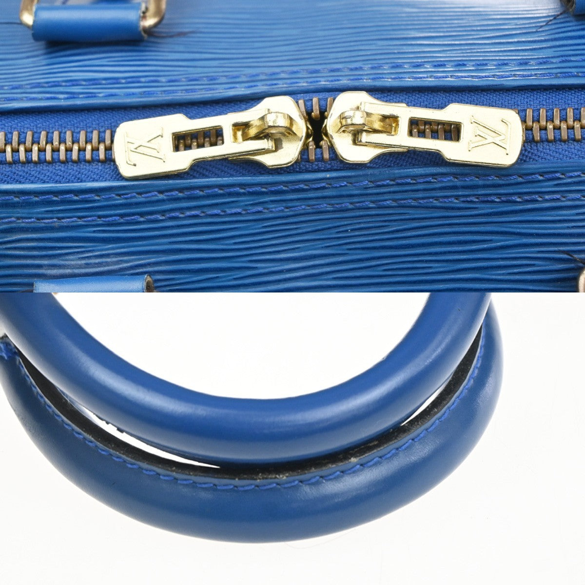 LOUIS VUITTON Keepall 45 Travel Hand Bag Epi Leather Blue France M42975 77RQ041