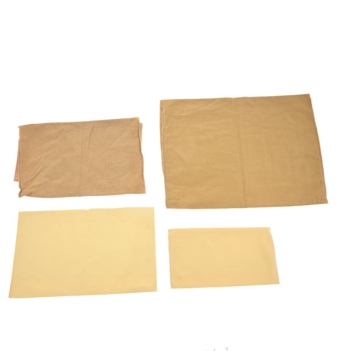 LOUIS VUITTON Logo 10 Set Dust Bag Drawstring Canvas Cotton Beige Brown 05KC994