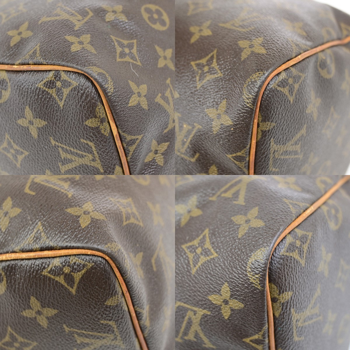 LOUIS VUITTON Speedy 30 Travel Hand Bag Monogram Leather Brown M41526 82YJ253