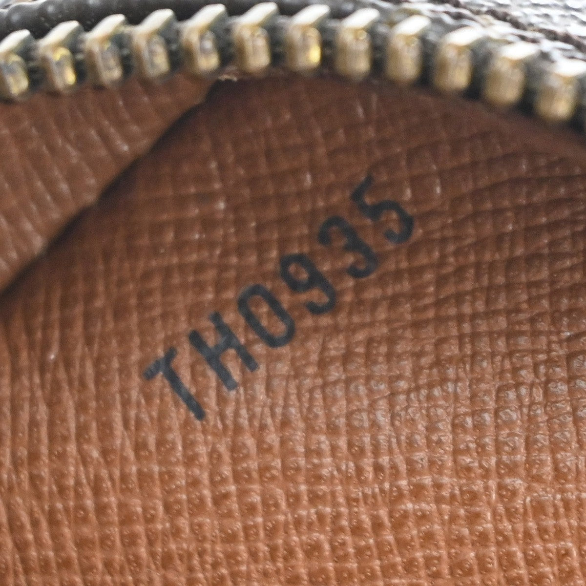 LOUIS VUITTON Jeune Fille GM Shoulder Bag Monogram Leather Brown M51225 73MA366