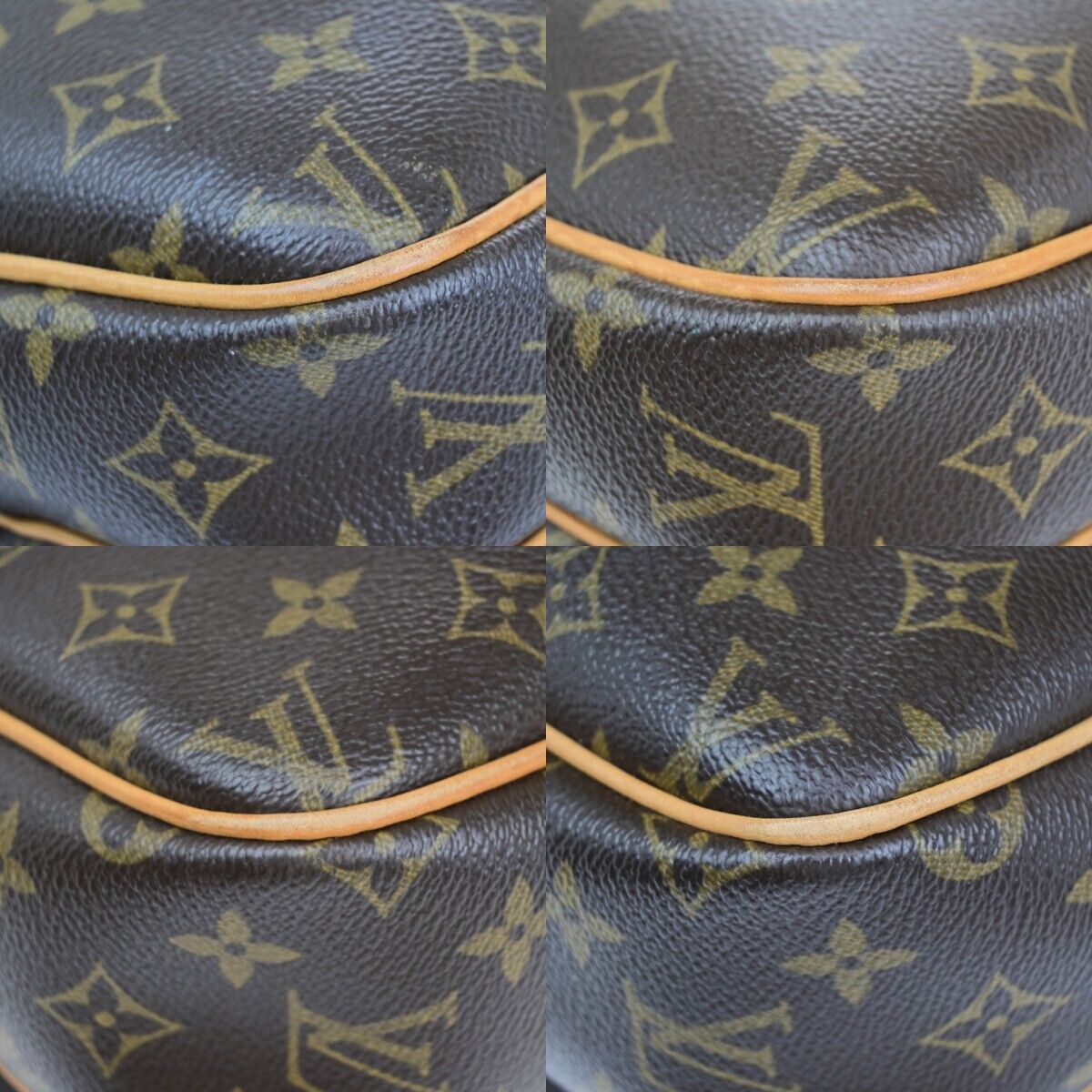 LOUIS VUITTON Reporter PM Crossbody Shoulder Bag Monogram Leather M45254 15EB143