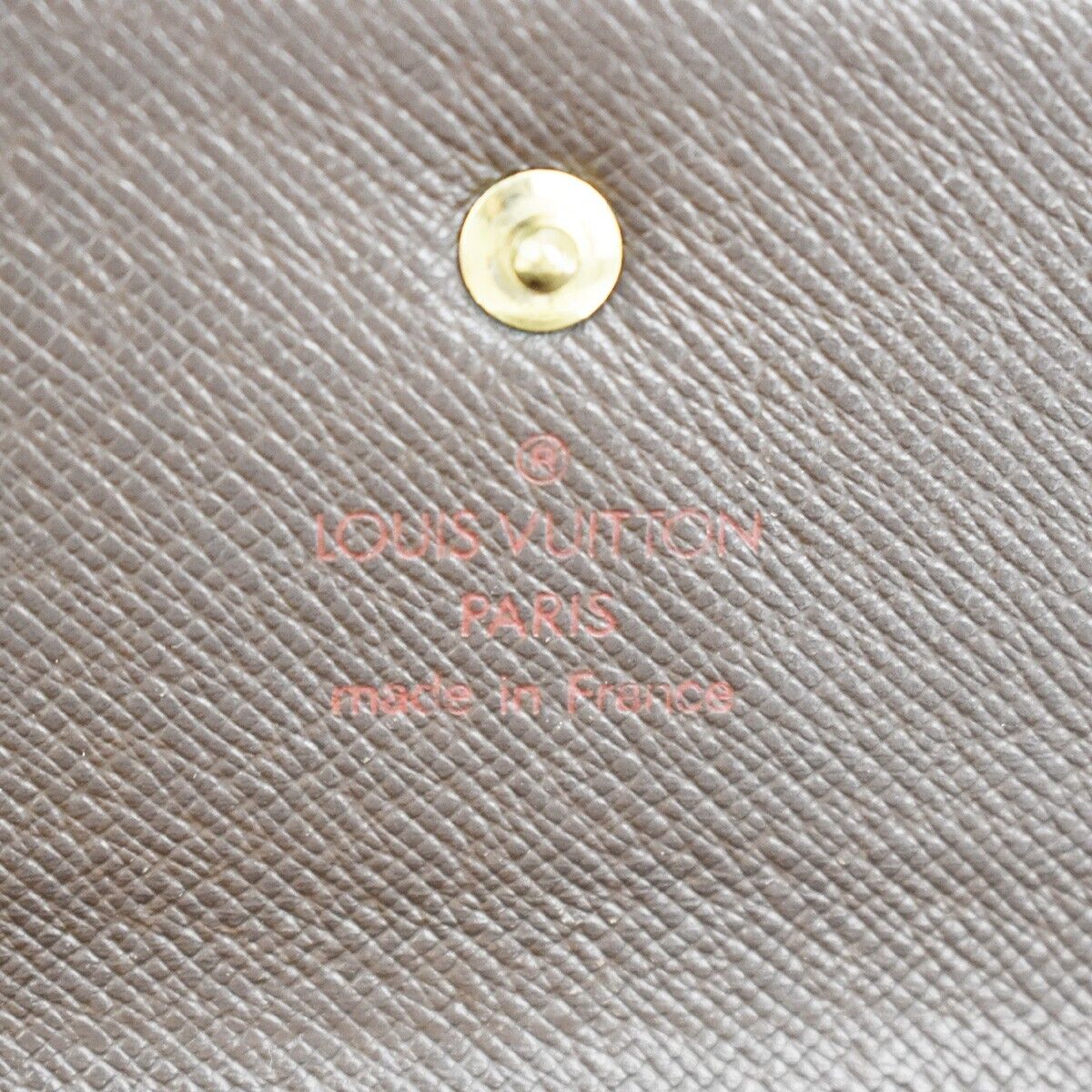 LOUIS VUITTON International Trifold Wallet Damier Leather Brown N61215 36SH437