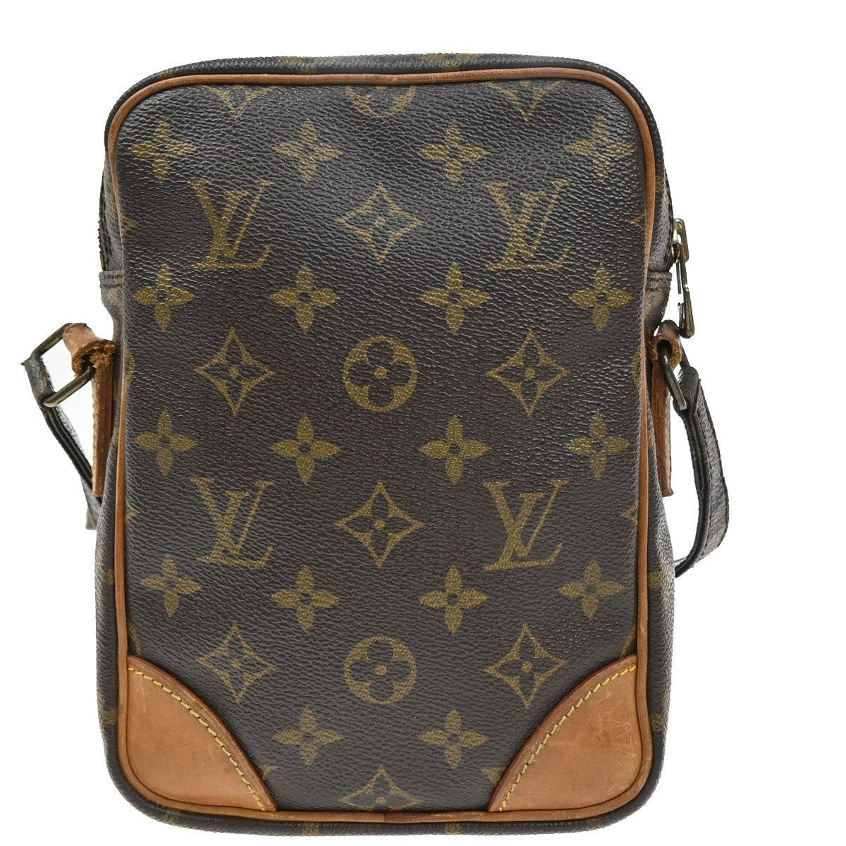 LOUIS VUITTON Amazone Shoulder Bag Monogram Leather Brown France M45236 69CA200