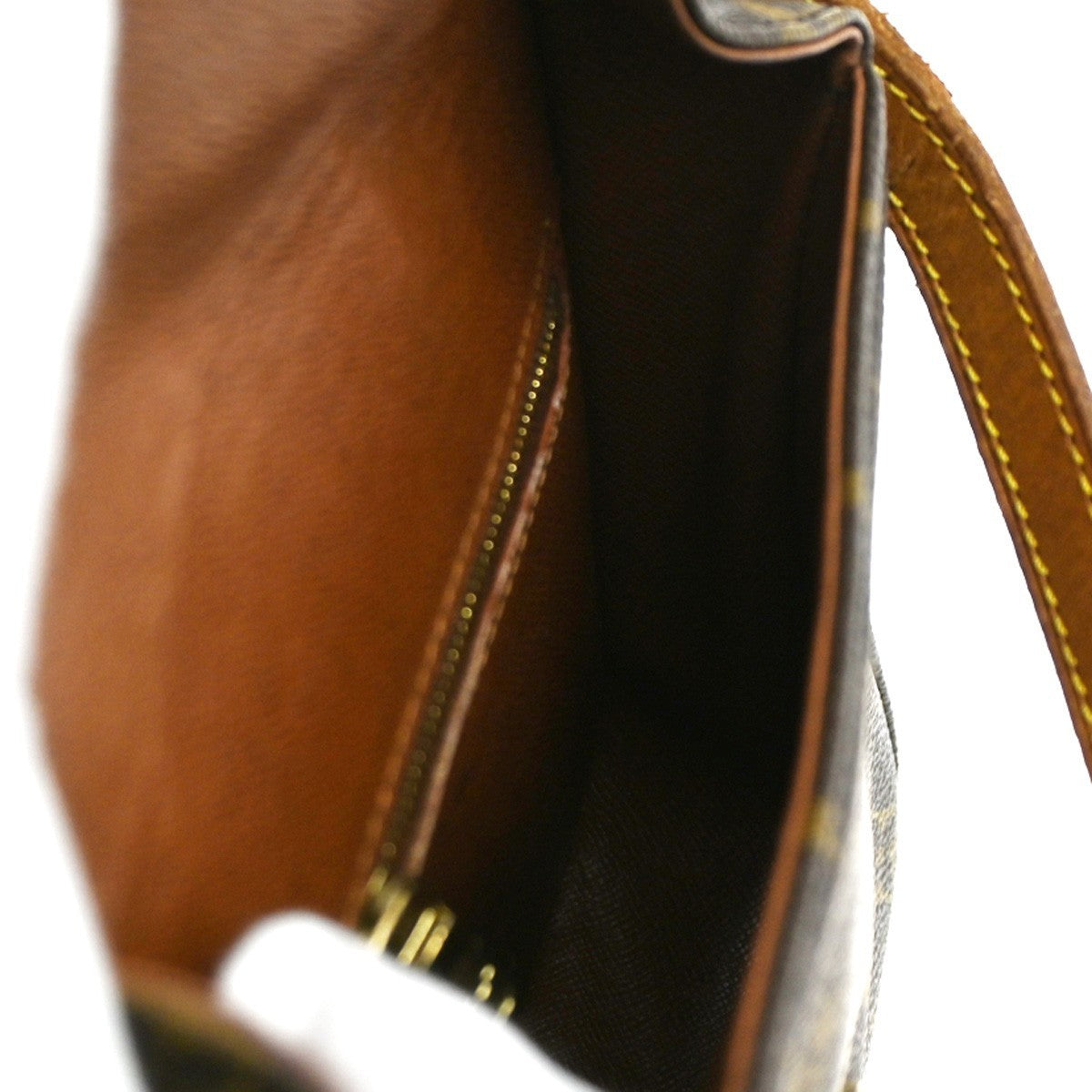 LOUIS VUITTON Saint Cloud MM Shoulder Bag Monogram Leather Brown M51243 83CA668