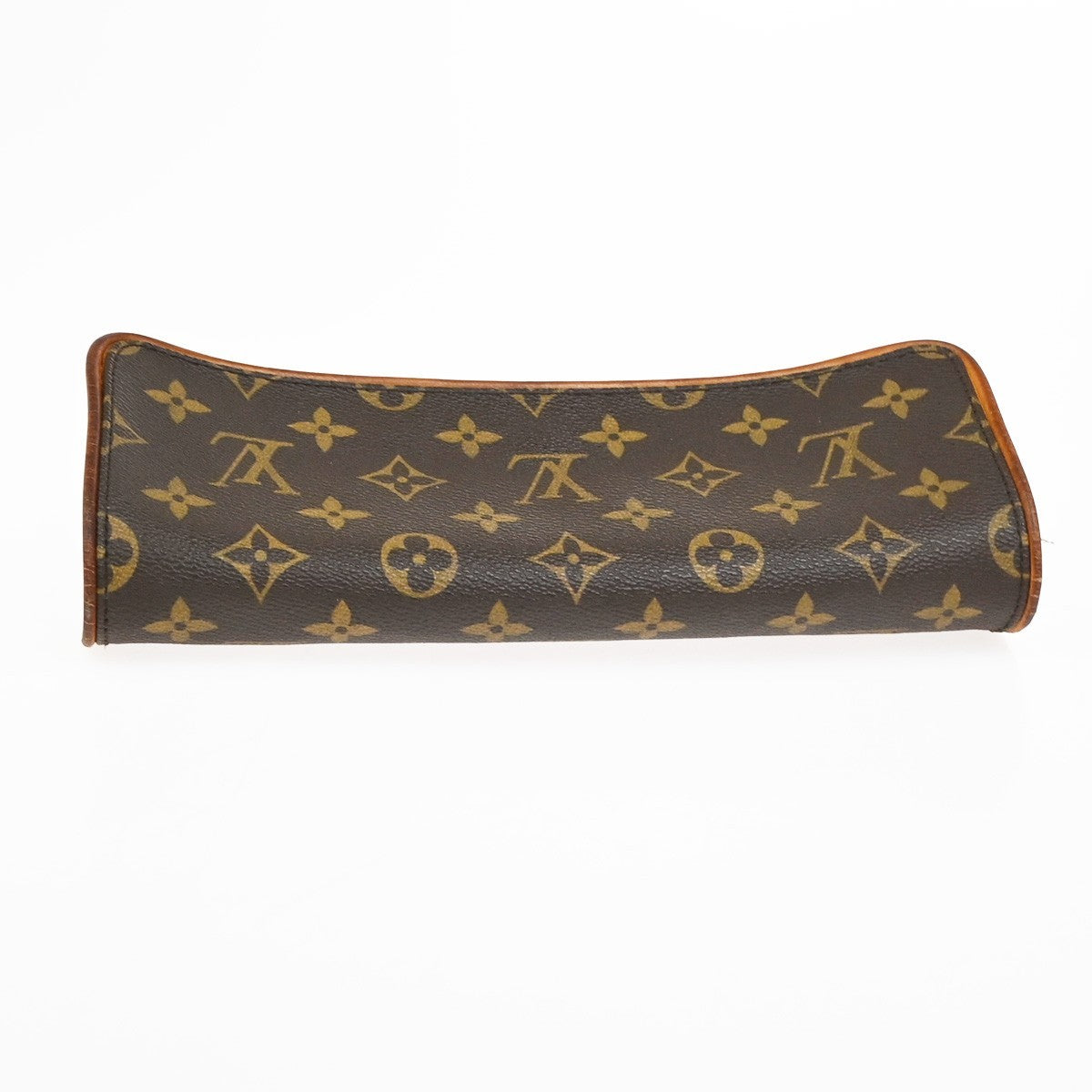 LOUIS VUITTON Pochette Twin GM Clutch Bag Monogram Brown USA M51852 66YJ037