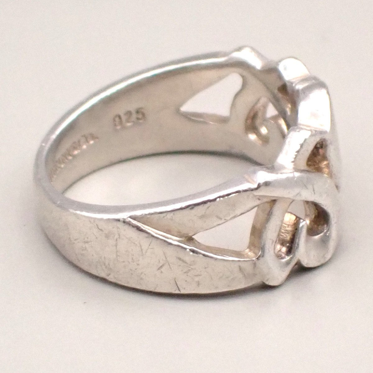 TIFFANY & CO. Paloma Picasso Loving Heart Ring US6 JP12 Silver Ag 925 07KD048