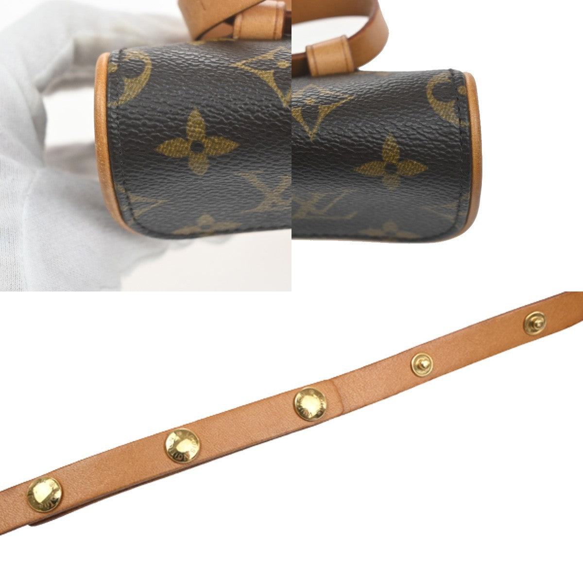 LOUIS VUITTON Pochette Florentine Bum Bag XS Monogram Leather BN M51855 70KC707