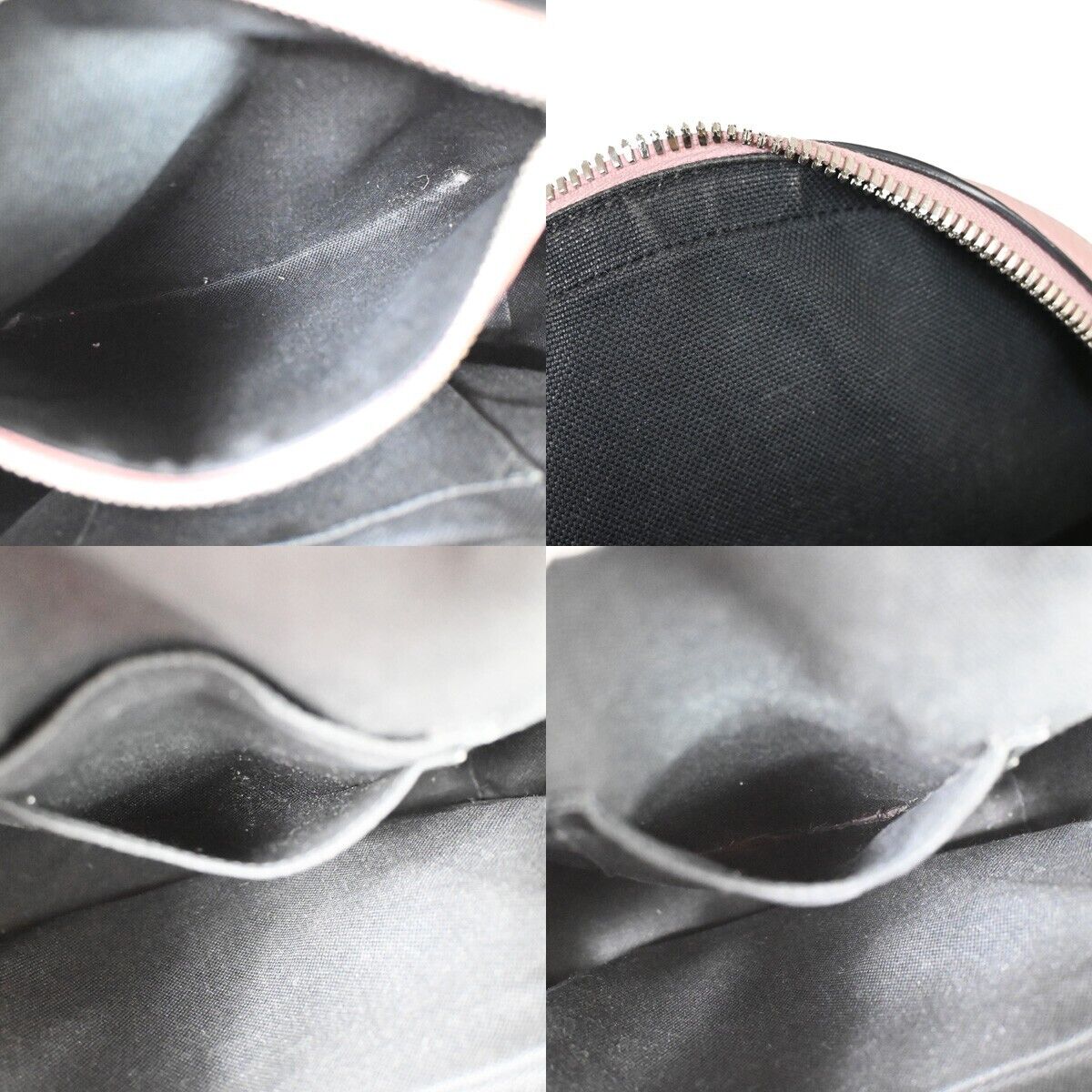 GUCCI Logo GG Psychedelic Backpack Bag Supreme Leather Black Pink Italy 14HB656