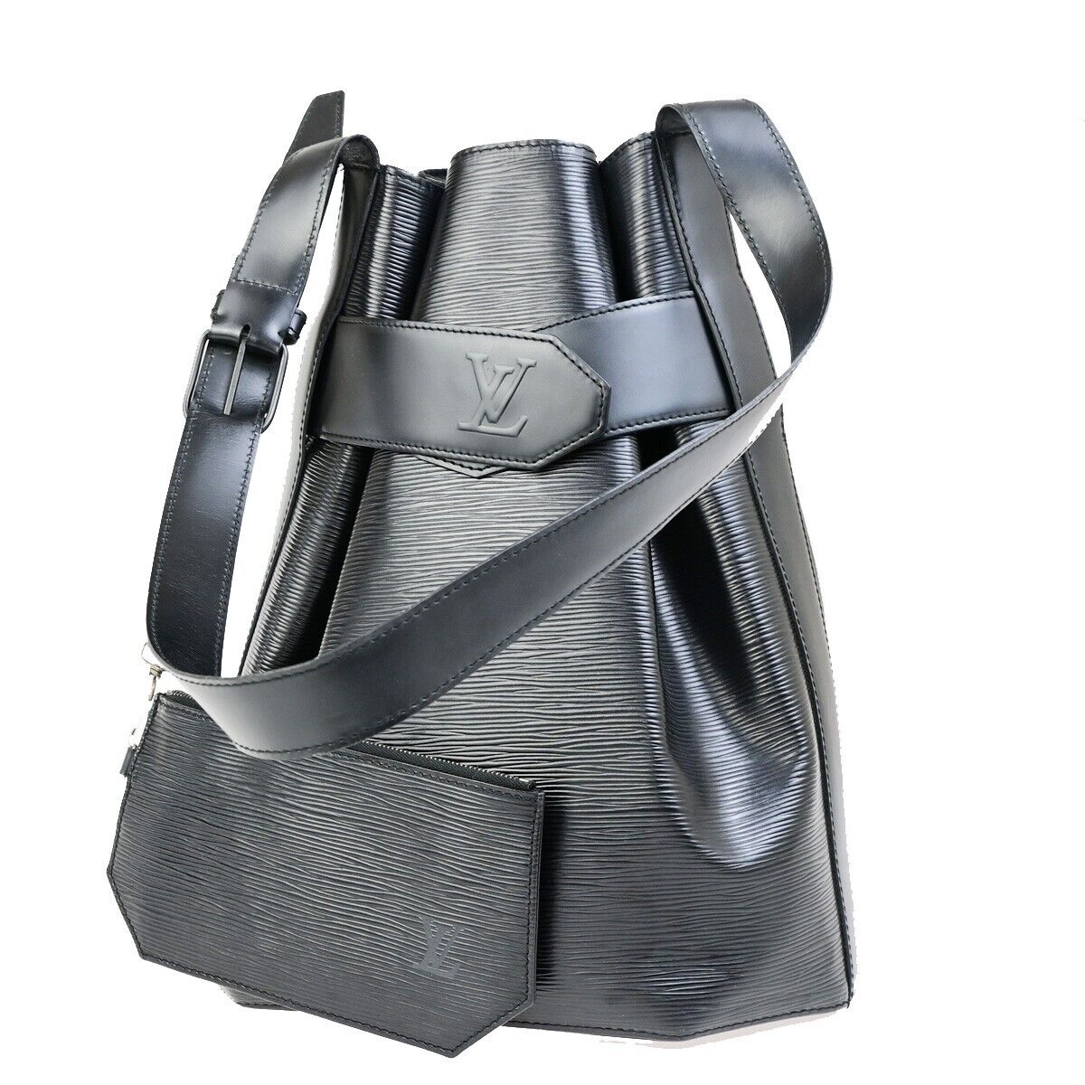 LOUIS VUITTON LV Sac De Paul GM Shoulder Bag Epi Leather Black M80155 80EC981