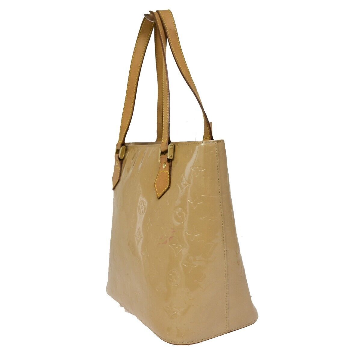 LOUIS VUITTON Houston Shoulder Bag Monogram Vernis Noisette M91340 67EB198