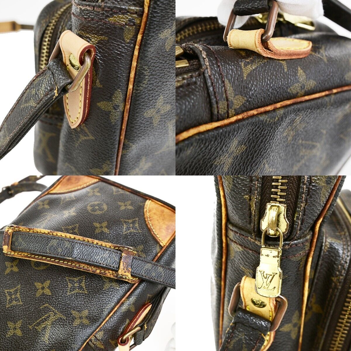 LOUIS VUITTON Amazon Crossbody Shoulder Bag Monogram Leather BN M45236 62FB192